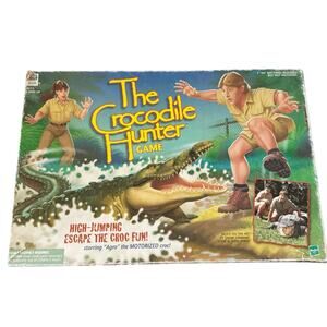 Vintage "The Crocodile Hunter" Steve Irwin Board Game - Milton Bradley 1999